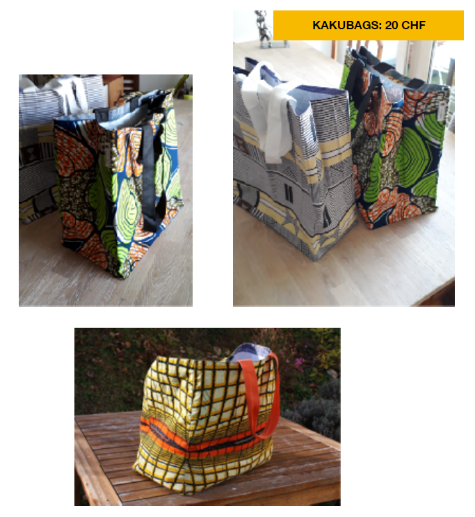 Kakubags, sacs au prix de 20.- francs